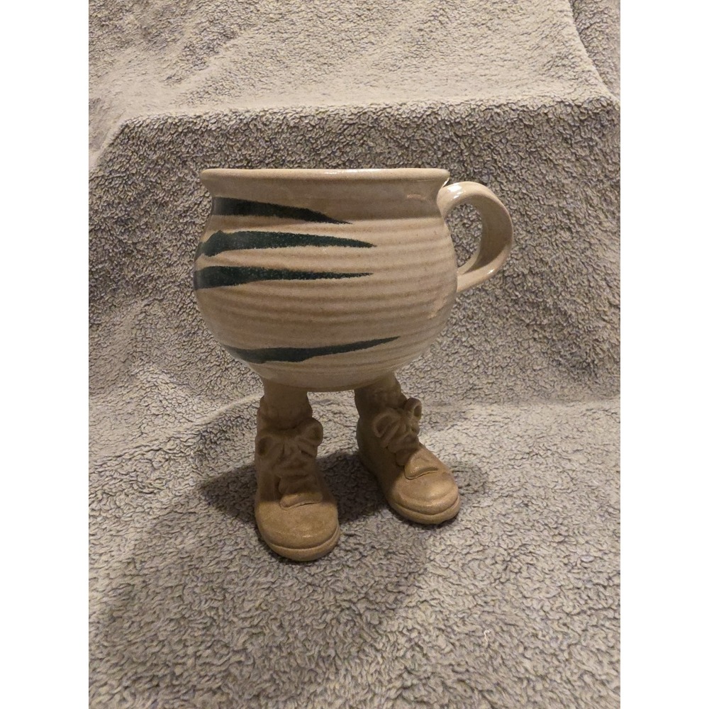 Mug Pottery Muddy Waters 1985 Feet All Star Converse Tennis Shoes Vintage Studio